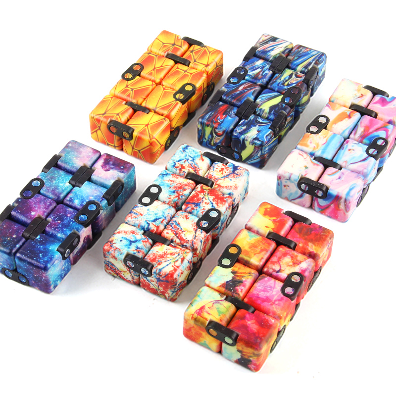 Autismus Anti Stress Relief Kreative Unendliche Magie Cube Büro Flip Cubic Puzzle Sensorischen Stress Relief Kühle Gadget Zappeln Spielzeug