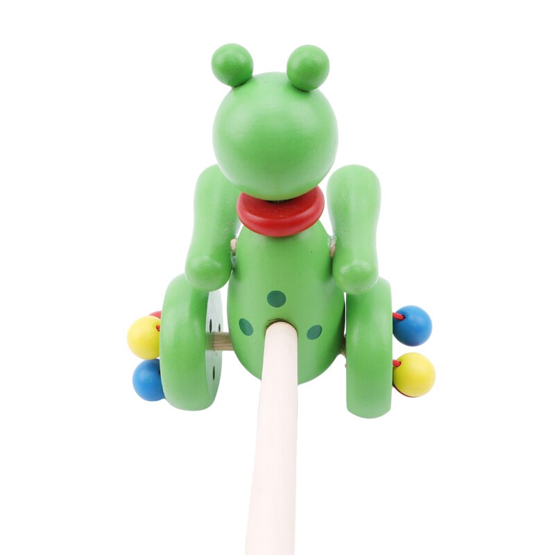 Grappige Houten Auto Speelgoed Kinderen Houten Speelgoed Leuke Cartoon Dieren Kids Baby Puzzel Trolley Winkelwagen Speelgoed Hout Duwen Speelgoed