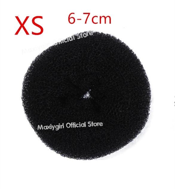 8 Hair Bun Donut Magic Foam Products Hairstyle Lazy Hair Accessories For Girls Women Lady Easy Big Ring Hair Styling Tools: DEEP BLUE