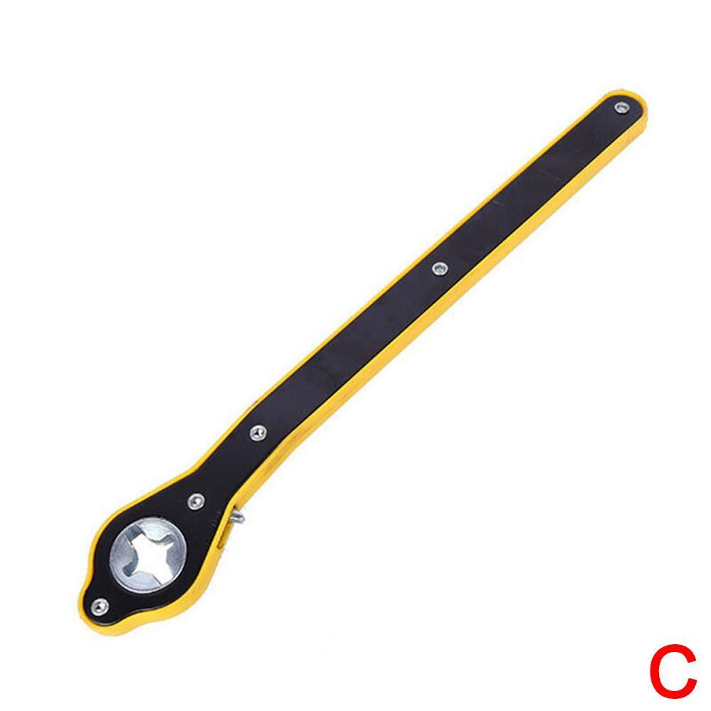 Auto Labor-saving Jack Ratchet Wrench With Adapter Scissor Jack Garage Tire Wheel Lug Wrench Car Handmade Labor-saving Wrenchs: C