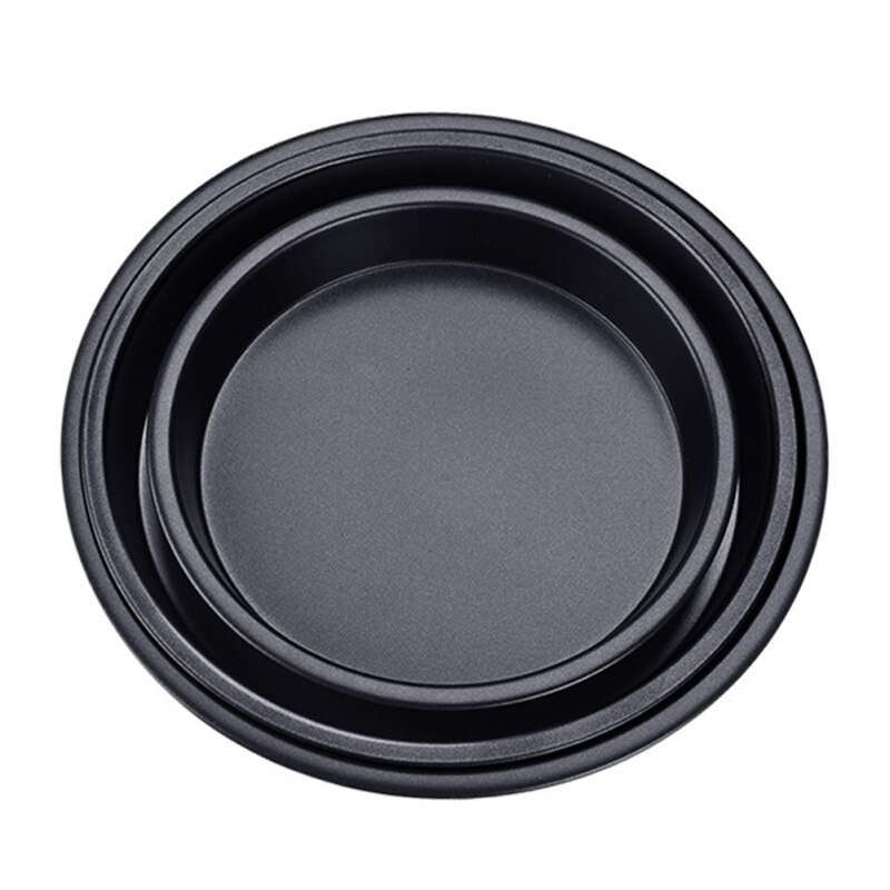 Non-stick Pizza Pan Bakvormen Carbon Staal Pizza Plaat Ronde Diepe Schotel Pizza Pan Tray Mold Mould Bakken