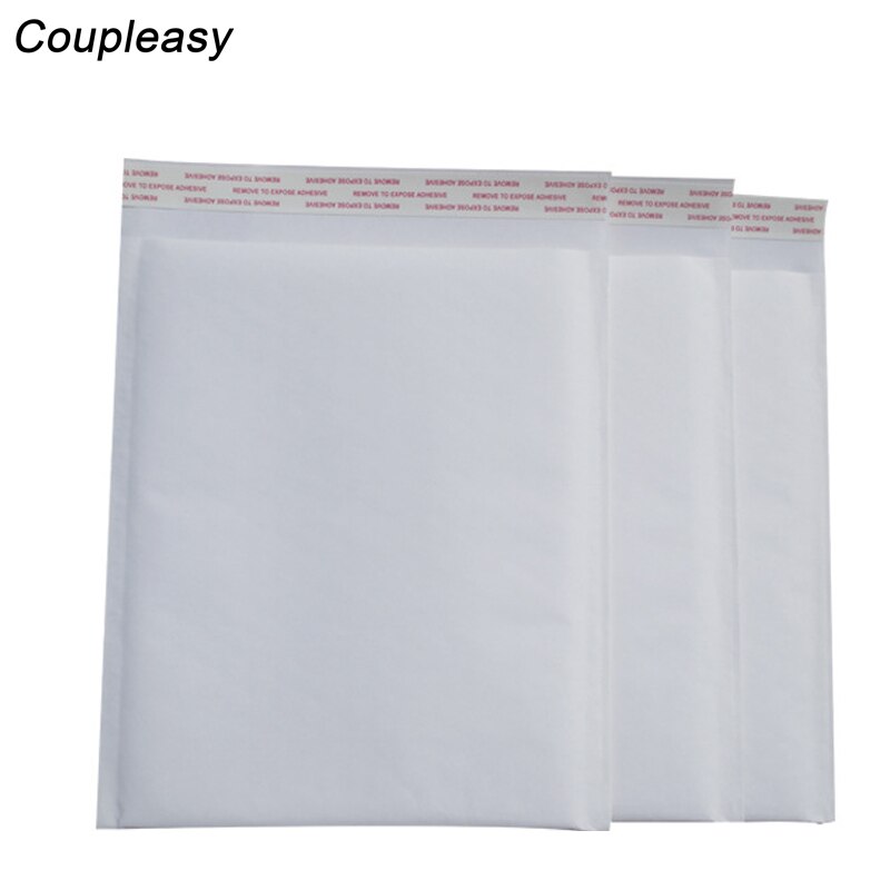20pcs Bubble Mailers Padded Envelopes Packaging Bags White Kraft Bubble Mailing Envelope Bags Foam Storage Bag 8 sizes