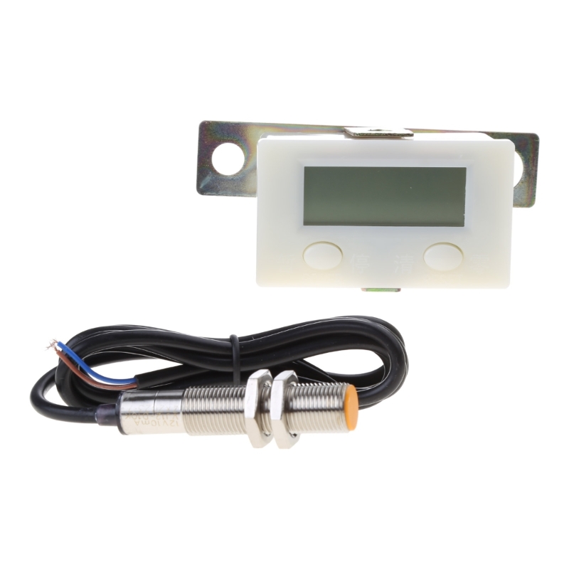 Elektronische Teller Lcd Digitaal Teller 0-99999 Vooruit Mensen Deurteller Paneel 5 Cijfers Schokbestendig Retail Gauge: Donkergrijs