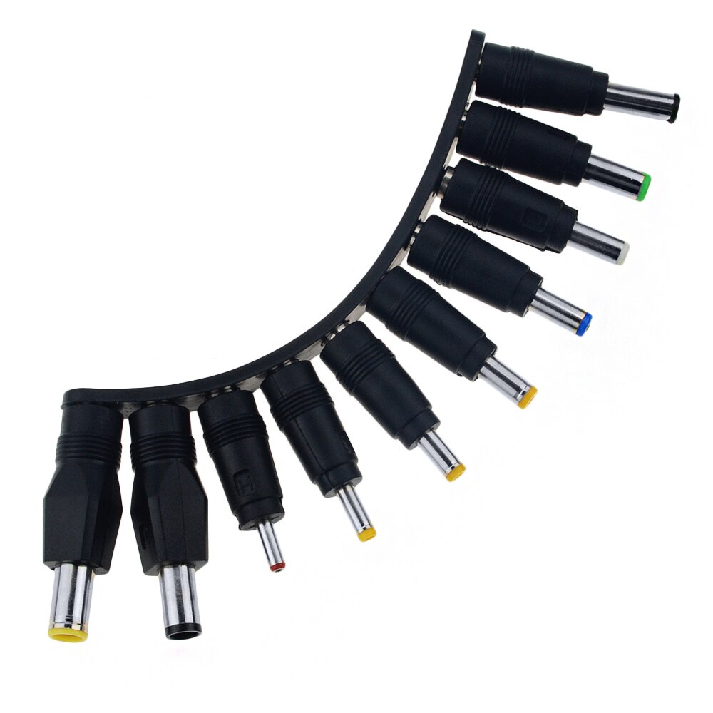 10 pcs Universele Laptop DC Power Supply Adapter Connector Plug AC DC Jack Lader Connectors Laptop Adapter Conversie Hoofd
