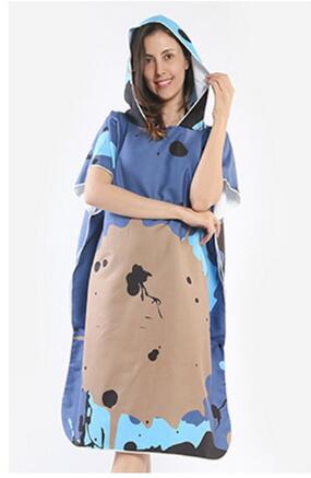 Micrfiber Quick Drying Changing Robe Swimming Surf Beach Poncho Towel Portable Soft Bath Towels With Cloak Bathrobe Home Textile: 15