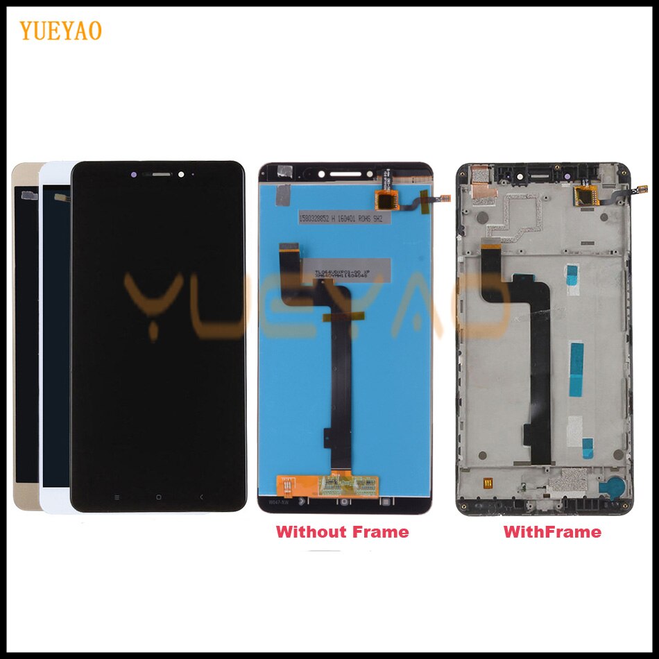 LCD For Xiaomi Mi Max 1 2 3 LCD Display Touch Screen Digitizer Assembly Replacement For Mi MAX1 MAX2 MAX3 LCD+Frame