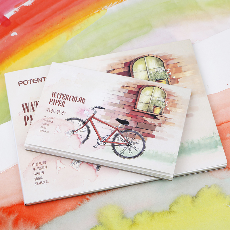 12 arkuszy sztuki profesjonalny kolorowy ołówek książka akwarela papier kolorowanka dla projektant sztuki malarstwo rysunek szkicownik