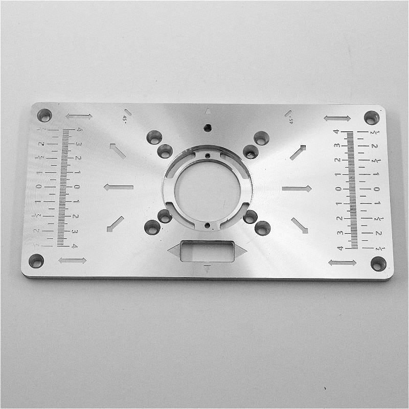 Multifunctionele aluminium router freestafel inzetplaat trimmer graveermachine houtbewerking bankgereedschap