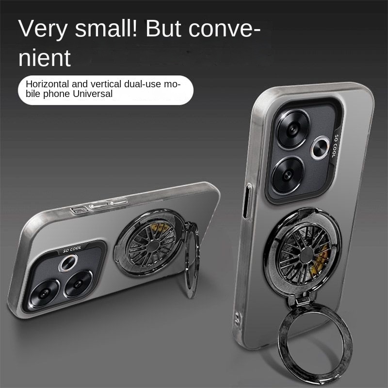 Etui do Realme GT 6 GT 6T Neo 6 7 Pro SE - Magnetyczne Ładowanie Bezprzewodowe Uchwyt Żyroskopowy