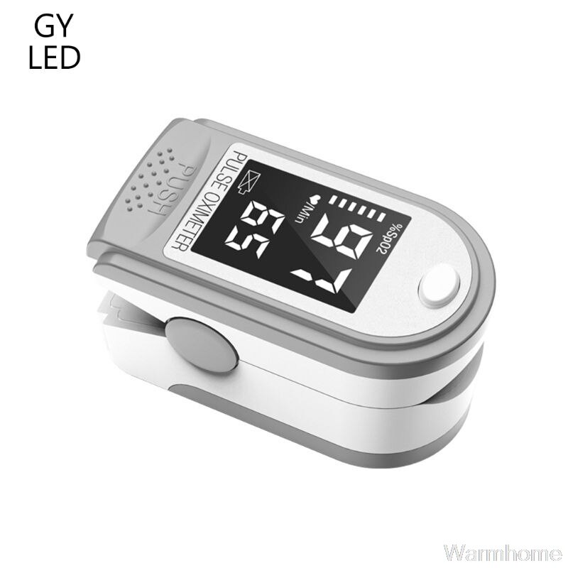 Oxymètre de doigt oxymètres de pouls du bout des doigts moniteur de fréquence cardiaque de pression artérielle OLED Jy11 20 directe: gray LED