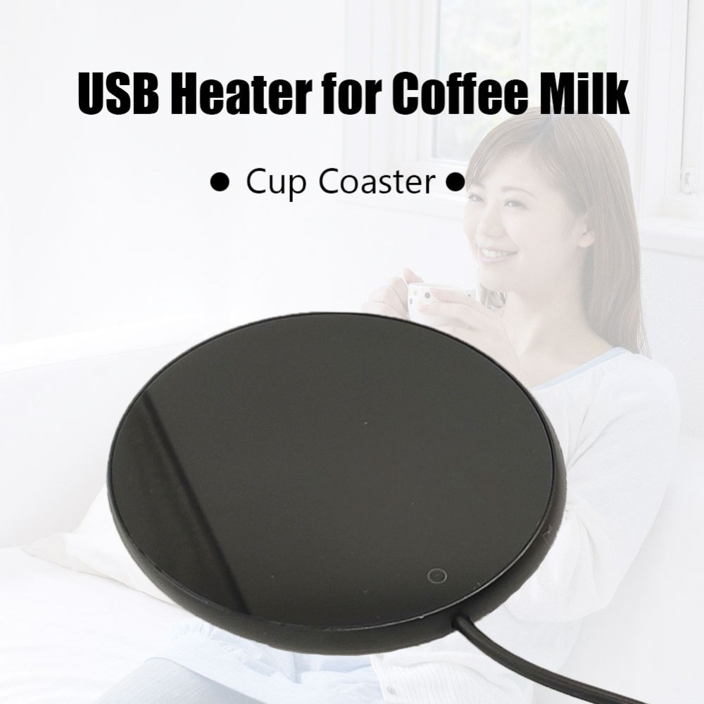 Usb Elektrische Aangedreven Cup Warmer Heater Pad Hete Plaat Koffie Thee Melk Mok Plug Wit Huishouden Kantoor Desktop Levert