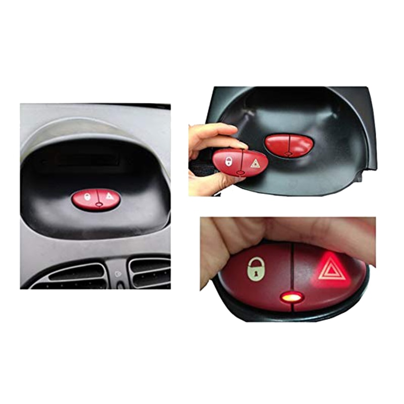 Alarmlichten Flasher Schakelaar Gevaarlijk Licht Schakelaar Knop Voor Peugeot 206 207 Citroen C2 6554L0 96403778JK