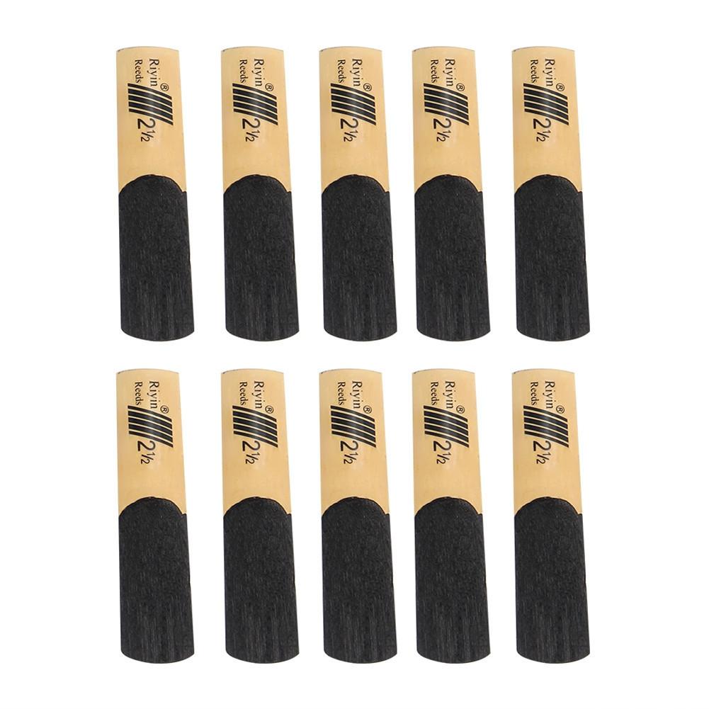 10Pcs Saxofoon Riet Set Met Sterkte 1.5/2.0/2.5/3.0/3.5/4.0 Voor Alto sax Reed Instrument Onderdelen Voor Saxofoon
