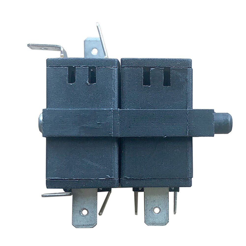 FZ31-9 Double Unit Selector Rotary Switch 9 Pins 6 Positions 16A 250V AC Replacement Part