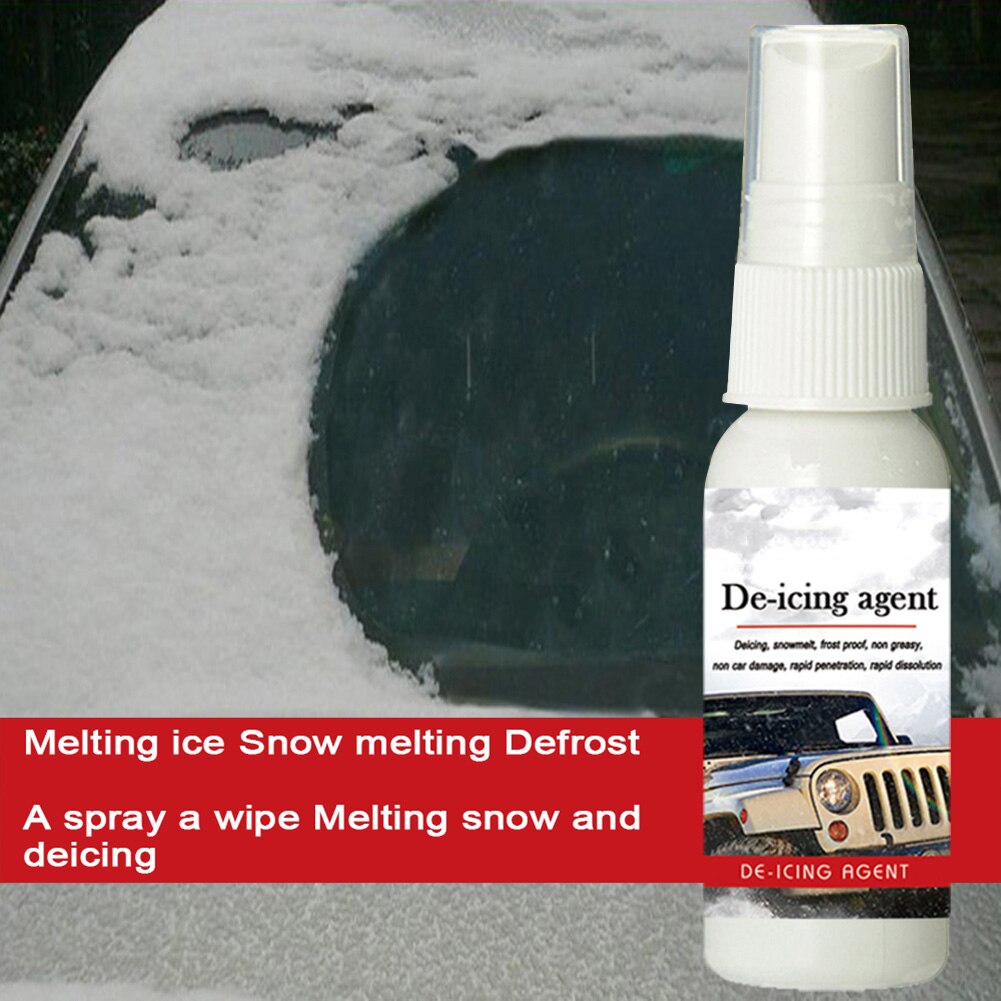 De-Icing Agent De-Icer Melts Snow Frost Winter Auto Car Window 30ml/100ml P7Ding