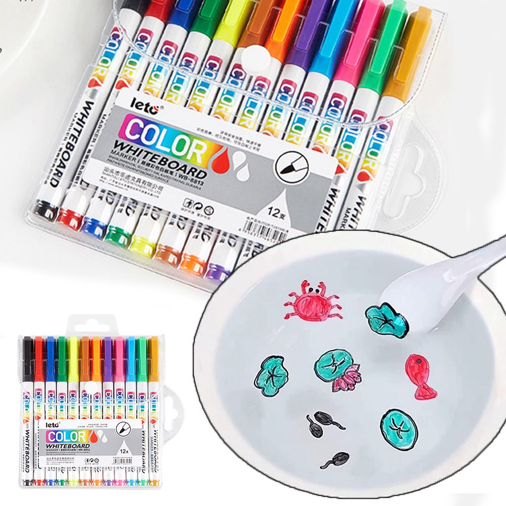 Magiczna woda dla dzieci długopis do malowania pływający długopis Doodle kolorowy długopis markery do tablic wodnych rysunek zabawki do wczesnej edukacji dzieci