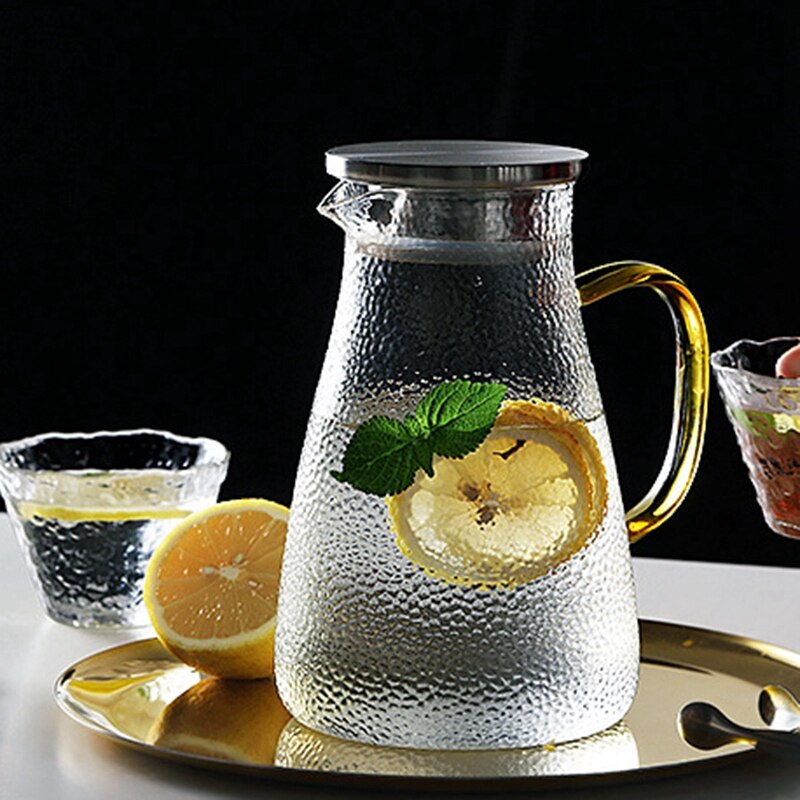 Heat Resistant Glass Teapot Cooling Kettle Tea Set Puer Kettle Teacup Glass Teapot Convenient Office Tea Pot