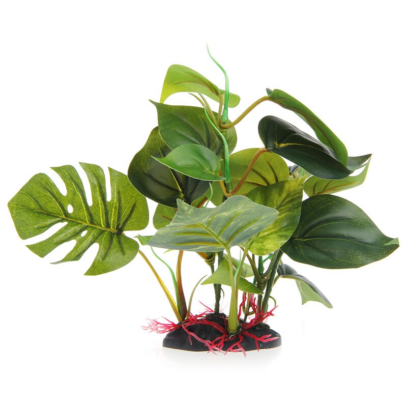 Ornament Kunstmatige Groene Plant Voor Fish Tank Aquarium Ornament Decor Plastic-P101: Default Title