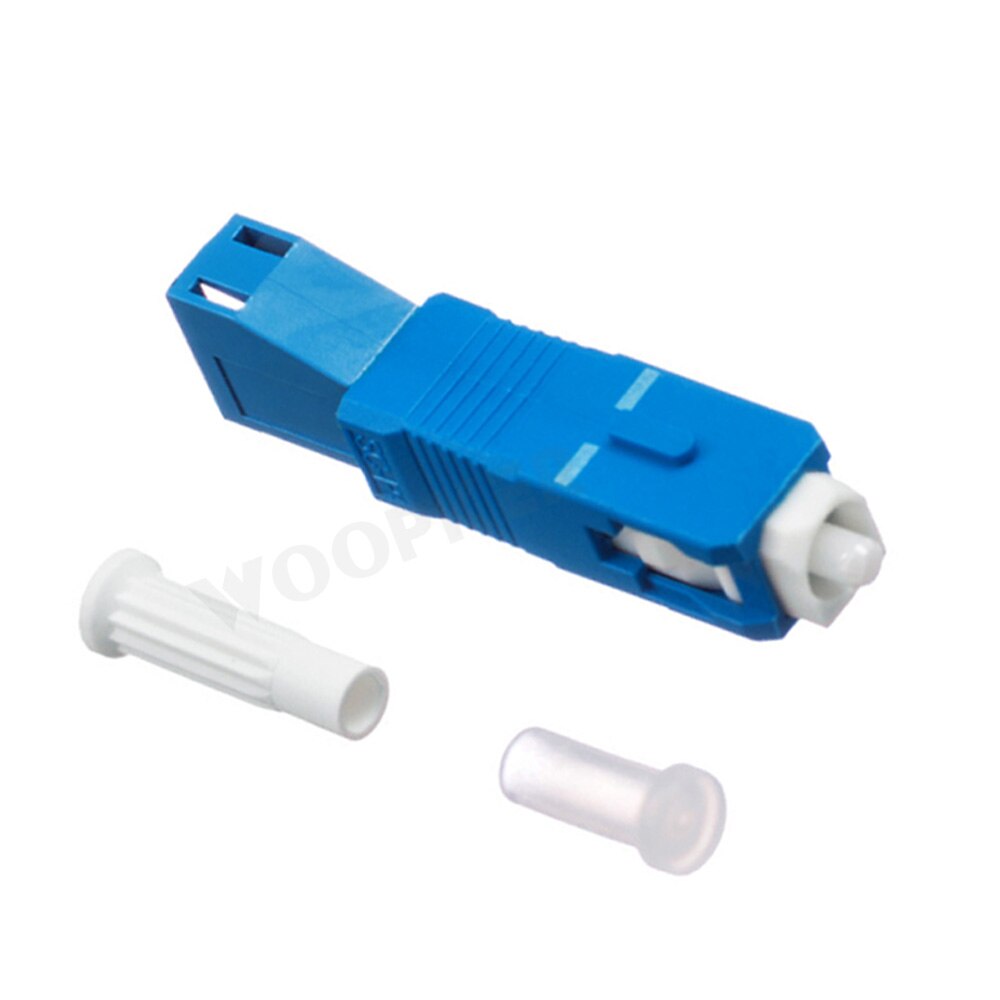 2Pcs/pack LC Female to SC Male Fiber Optic Adapter SC-LC Hybrid simplex Optical Adaptor