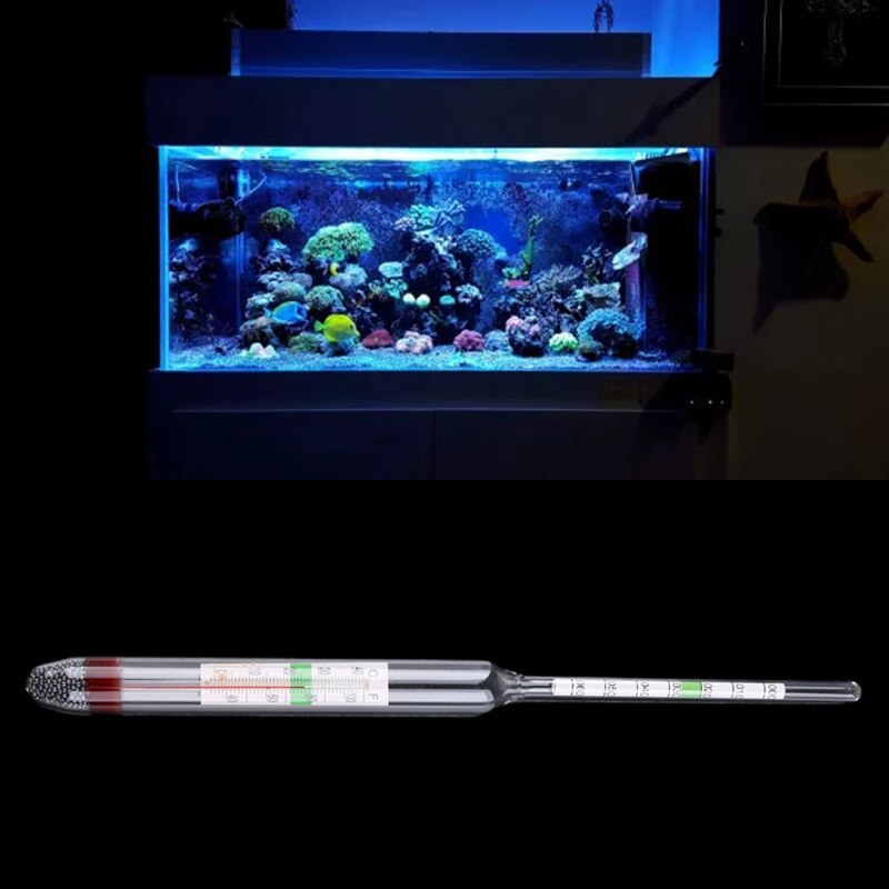 Zoutwater Aquarium Hydrometer Met Temperatuur Gecorrigeerd Zoutgehalte Nauwkeurige