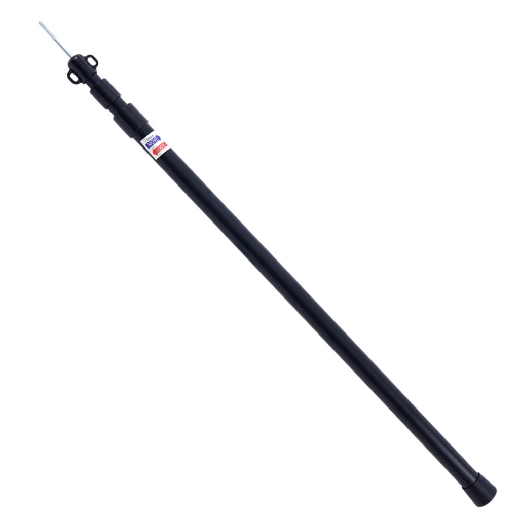 Vervanging Aluminium Tentstokken, Multifunctionele Tent Pole Rod Past Zowel Vrouwelijke En Mannelijke Uiteinden: Black