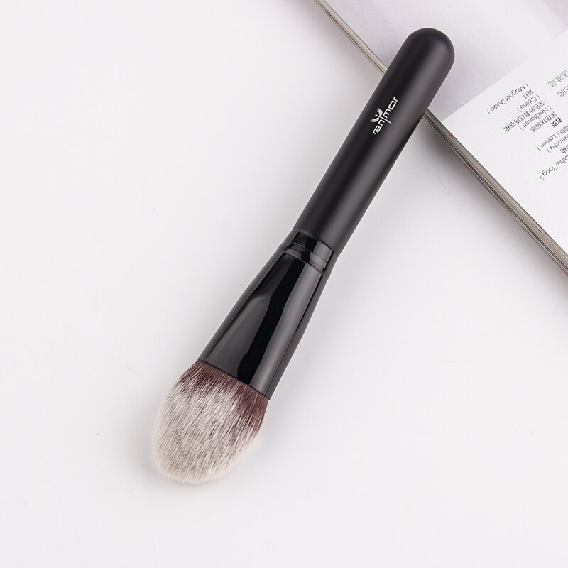 Anmor makeup børste sæt foundation pudder kit rigt syntetisk hår øjenskygge blush blending make up børster pinceaux maquillage