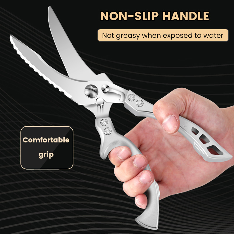 Kitchen Scissors Knife Meat Vegetable Cutter Scissors Knife Stainless Steal Chicken Duck Fish Cutter Scissor Kitchen Tools Acces