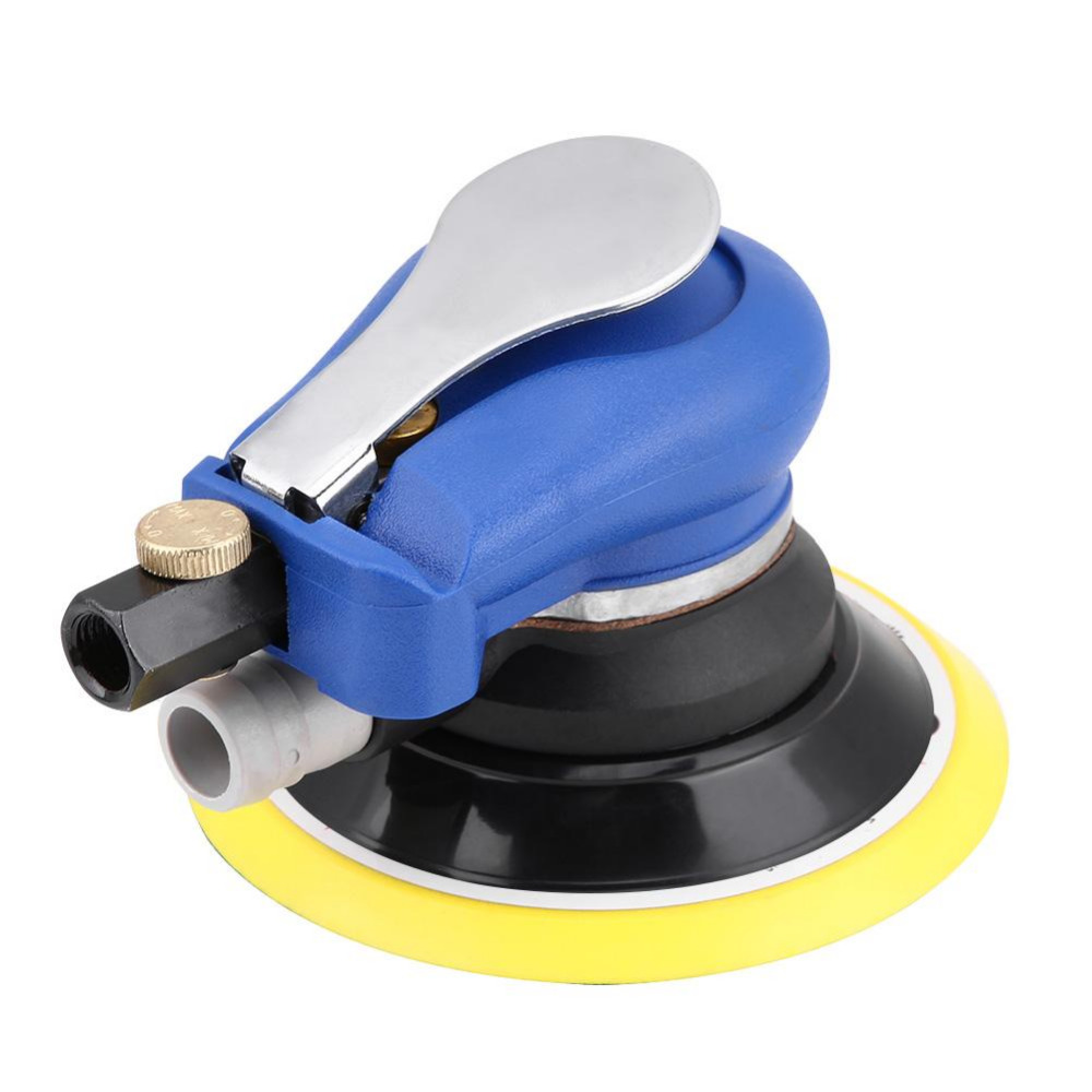 5 Inch Ronde Air Palm Excentrische Schuurmachine 9000RPM Pneumatische Polijstmachine Hand Schuren Tool