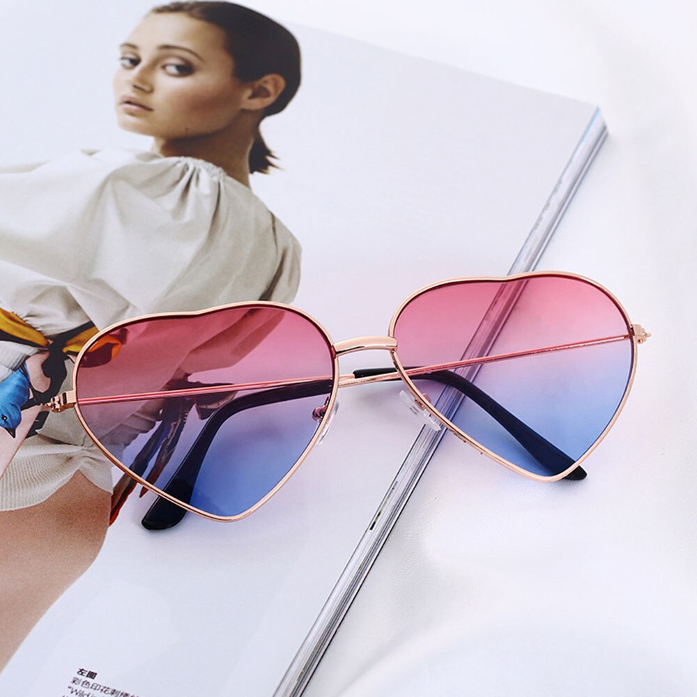 Gafas de sol con forma de corazón para mujer, – Grandado
