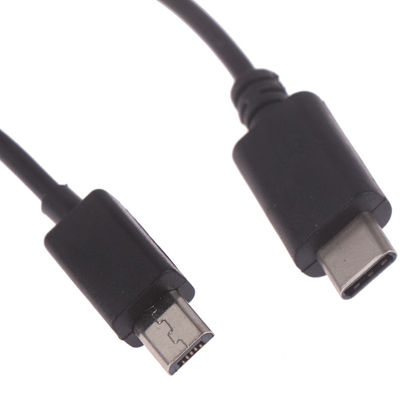 Micro USB/Tipo C a 2 OTG, Cable HUB de doble puerto Y divisor para tableta, Android, ratón, teclado, adaptador micro-usb tipo C