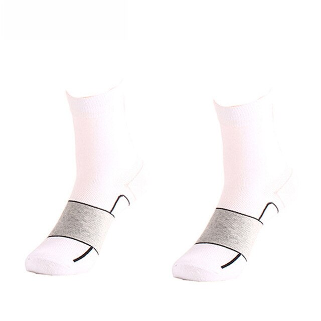 Cykelstrumpor för män dam landsvägscykel cykelstrumpor sport mtb calcetines ciclismo hombre cykel sokken: Vit