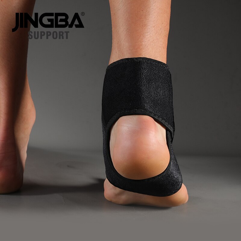 JINGBA SUPPORT 1PCS 3D Neoprene Adjustable Protective Ankle Support Protector Football Basketball Ankle Support Brace tobillera