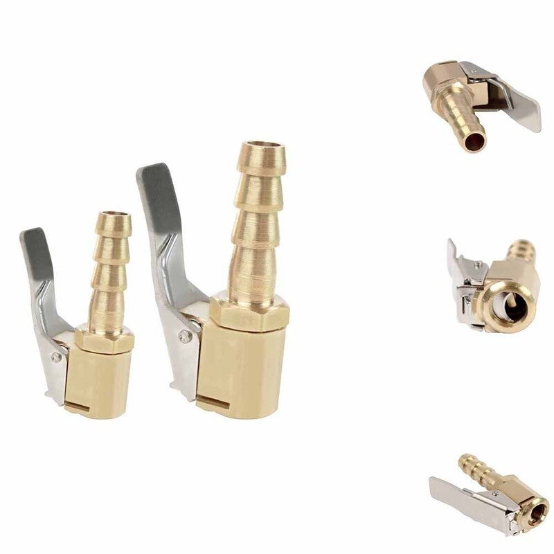 Válvula de carga para neumático de bicicleta, herramientas generales de latón de 8mm, 1 Uds.