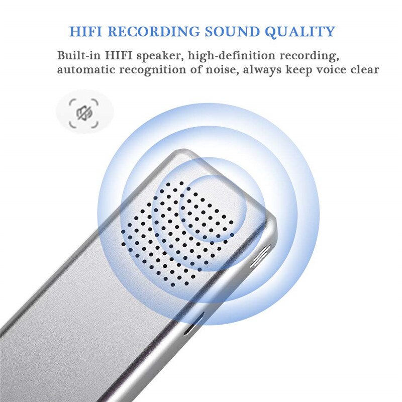 Portable Intelligent Real-time Language Voice Translator Speech 2.4G Smart Pocket Interpreter Support 40 Languages For Business