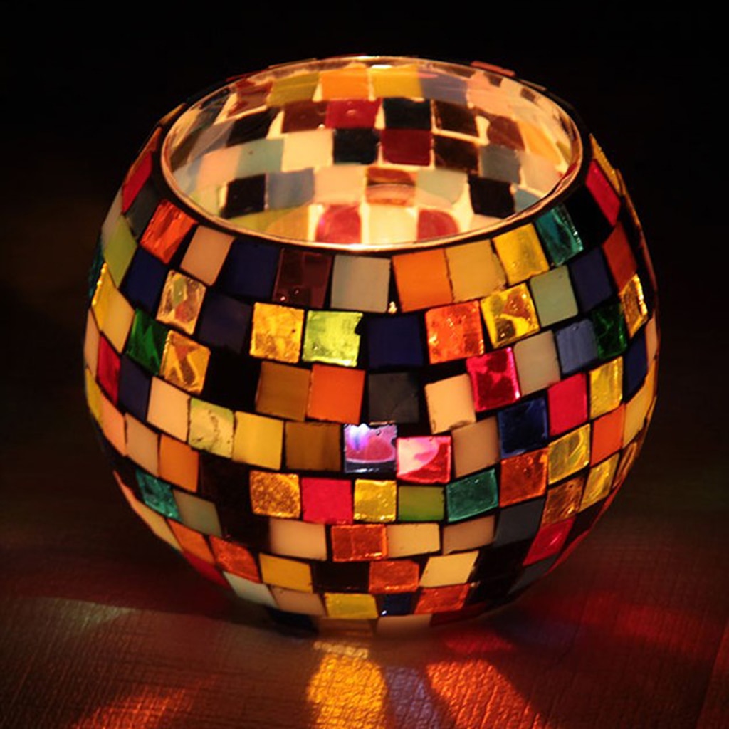 100g blandede farver rund form klart glas mosaik fliser til gør-det-selv-håndværk mosaik gør børn puslespil kunst håndværk gennemsigtig sten