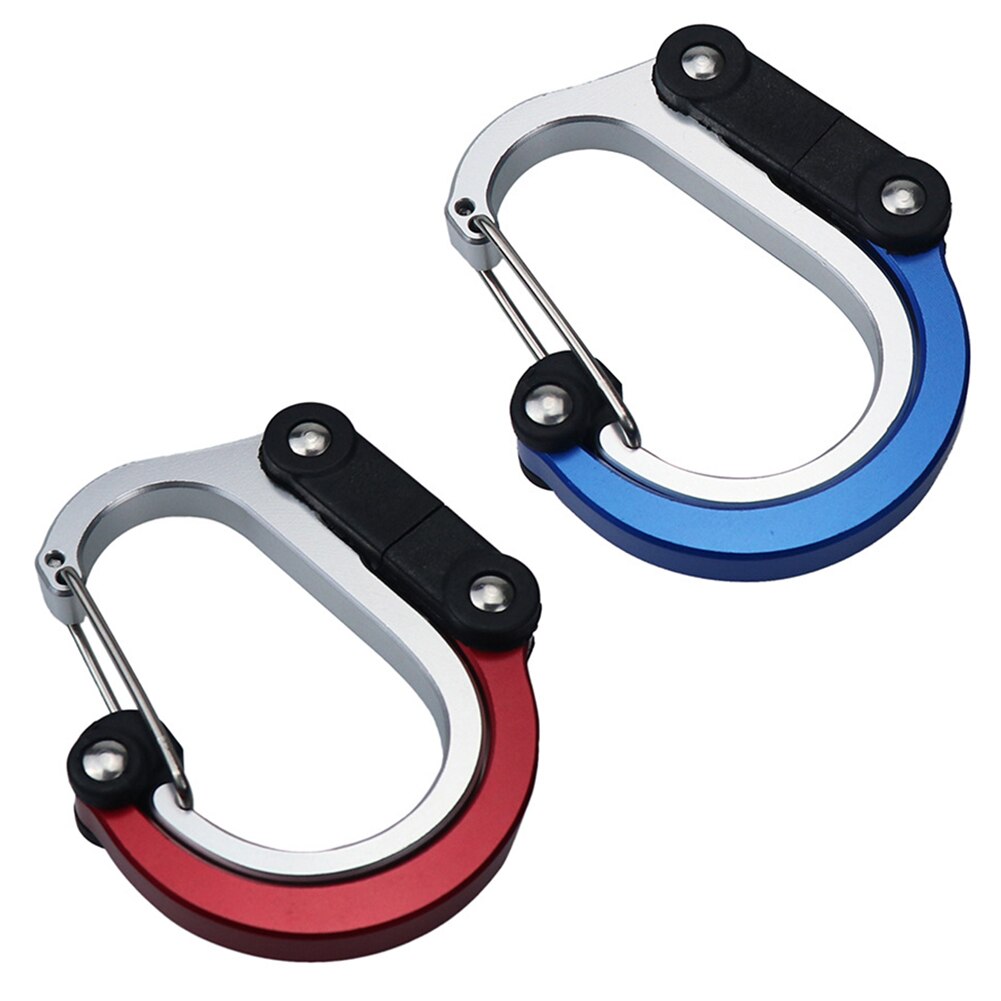 D-ring Carabiner Outdoor Camp Rotating Clip Buckle Hook Mountain Climbing Tools Gear Clip - Carabiner Rotating Hook Clip