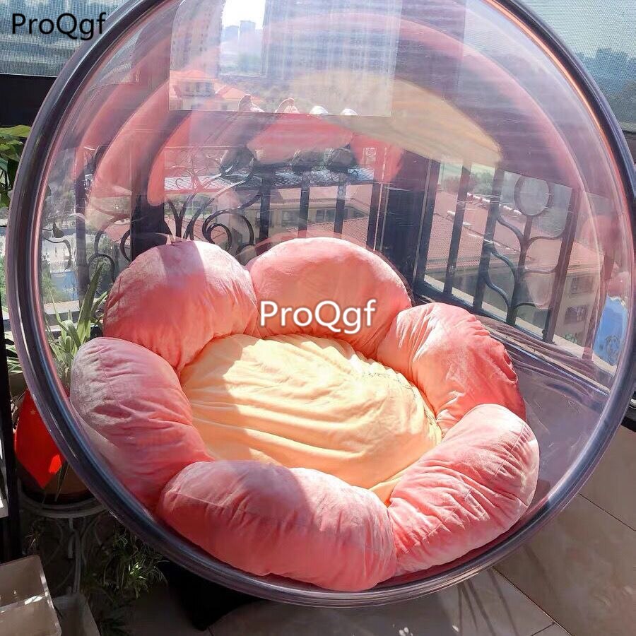 Prodgf 1Pcs A Set Hanging Bubble Chair Cushion(only cushion price, random color, random shape)