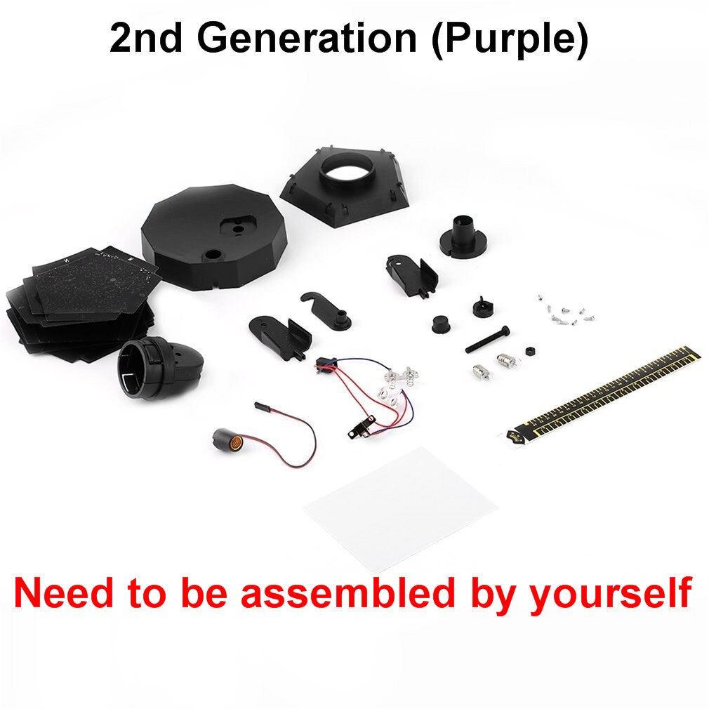 ICOCO Celestial Star Astro Sky Cosmos Night Light Projector Lamp Starry Bedroom Romantic Decor 2nd/5nd Generation: Purple light