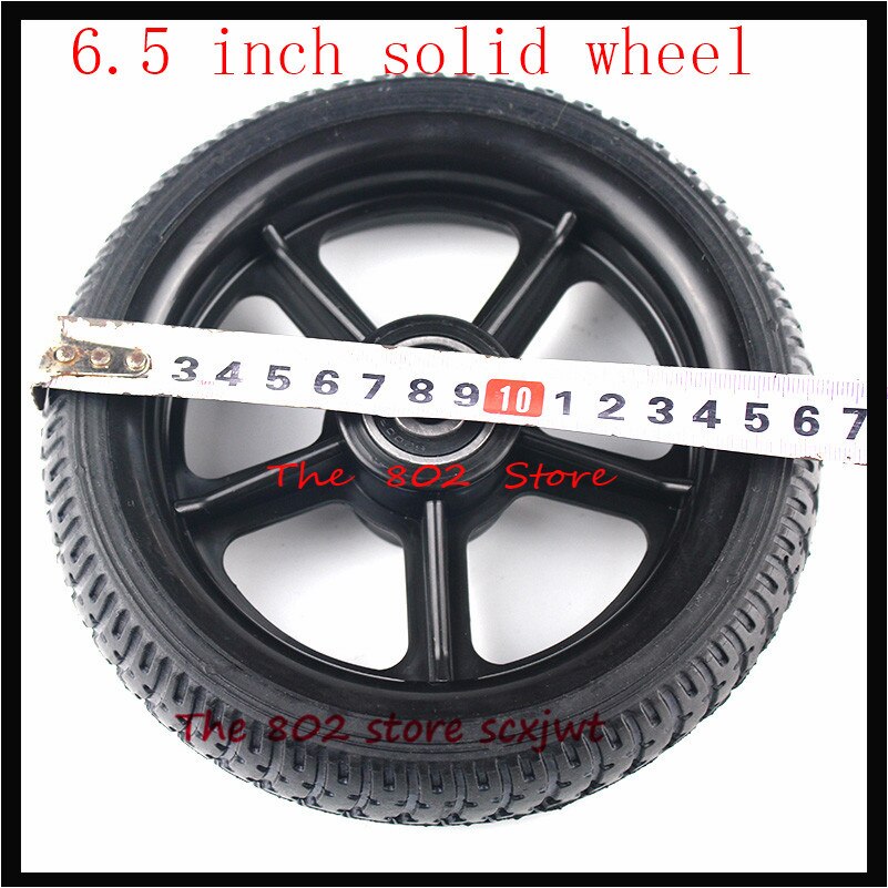 Super 6.5 inch solid wheel with a plastic hub/rim for Electric Scooter Smart Folding Electric Longboard Hoverboard