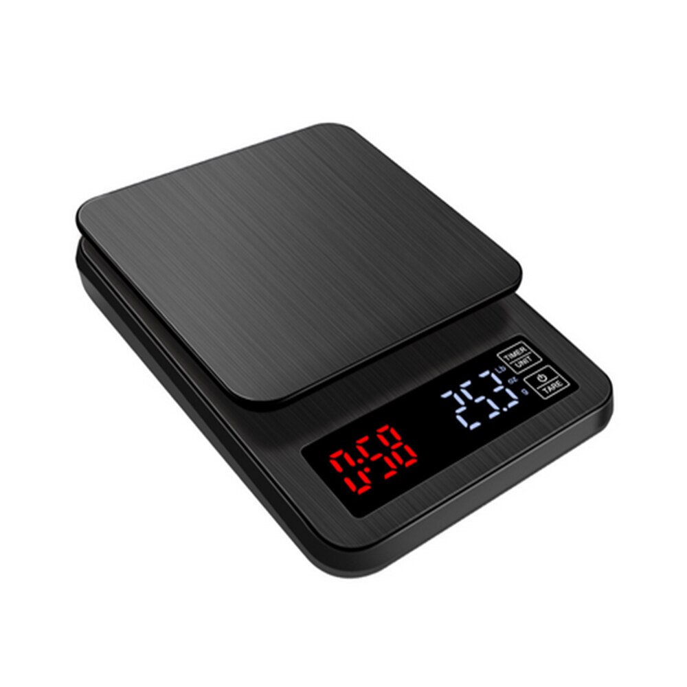 Stainless steel timing coffee scale electronic coffee scale mini kitchen scales timing scale