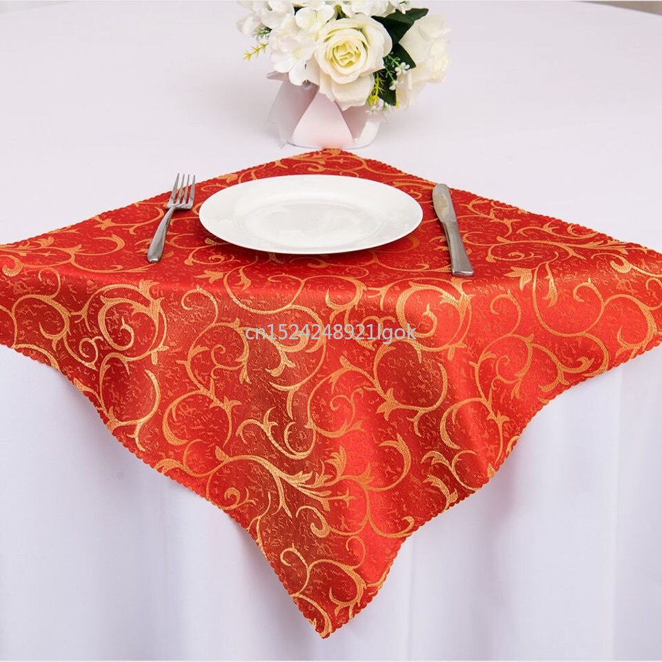 10PCS Hotel Coffee Shop Cup Cloth Placemat Cloth Restaurant Napkin Cloth Folded Square Cloth Mouth Cloth Does Not Shed Hair