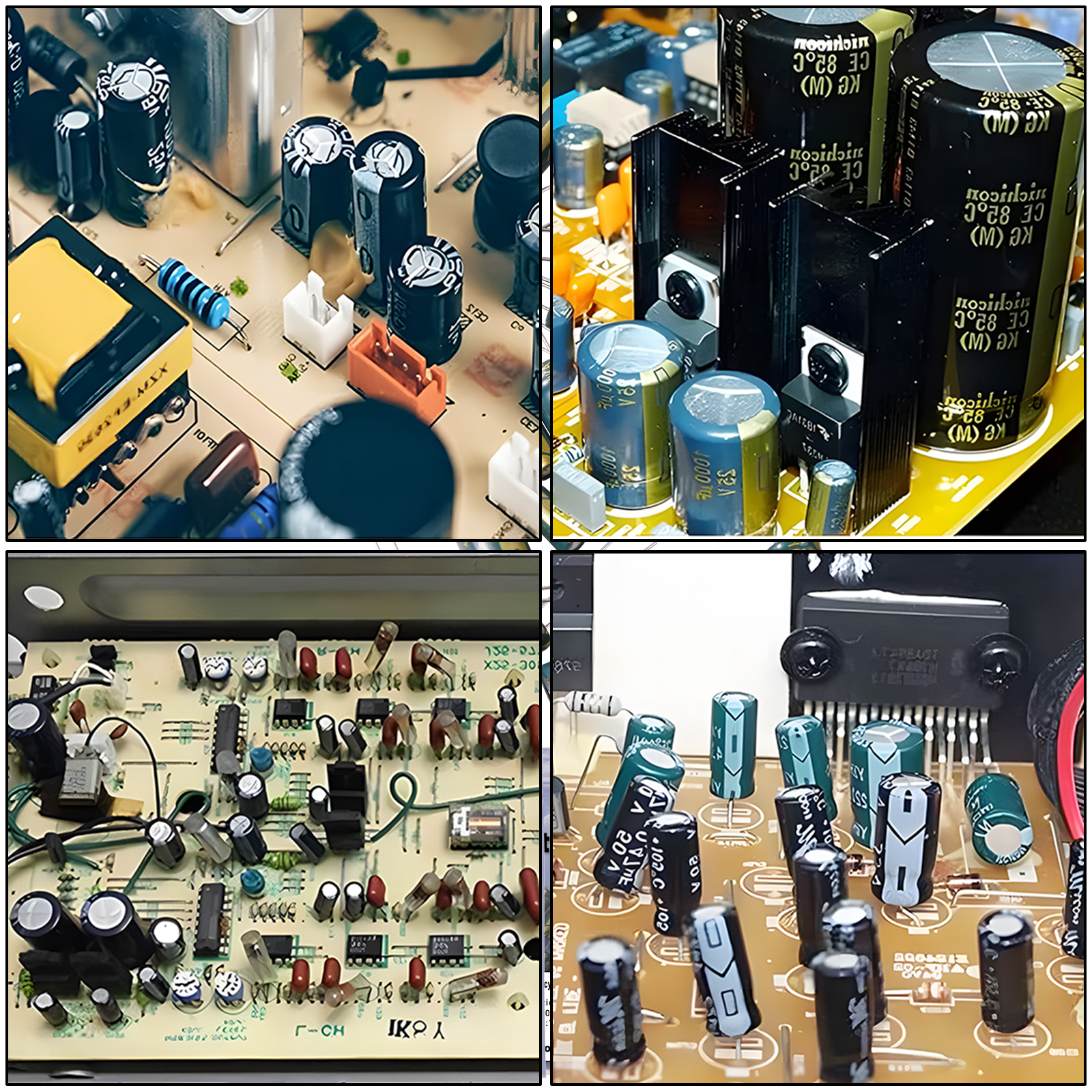 391-teiliges Hochfrequenz-Elektrolytkondensator-Set, 24 Werte, 10 V, 16 V, 25 V, 35 V, 50 V, 400 V, für TV-LCD-Monitor, Spiel