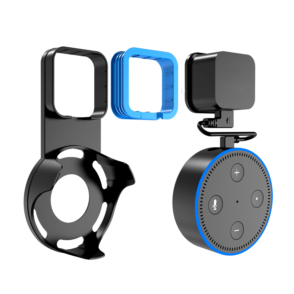 Support mural sportlink pour alexa echo dot 2nde génération et autres assistants vocaux ronds