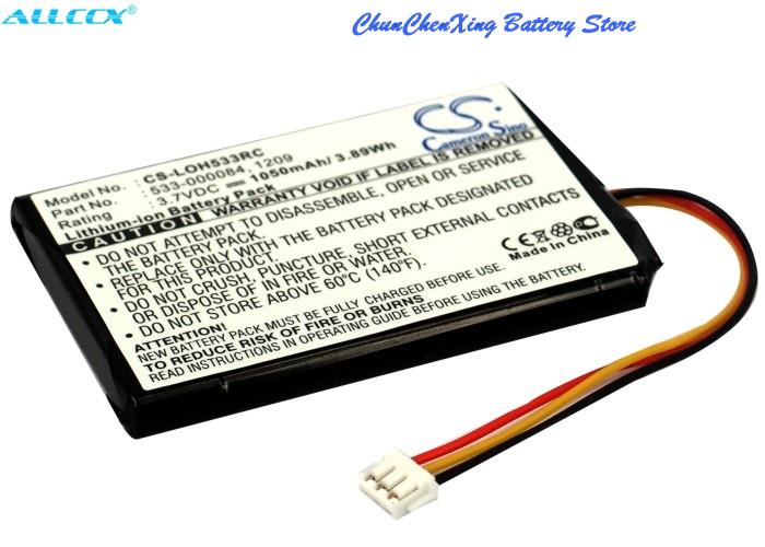 Cameron sino 1050 mah batteri 533-000083, 533-000084 for logitech 915-000198, harmony touch, harmony ultimate, harmony ultimate one