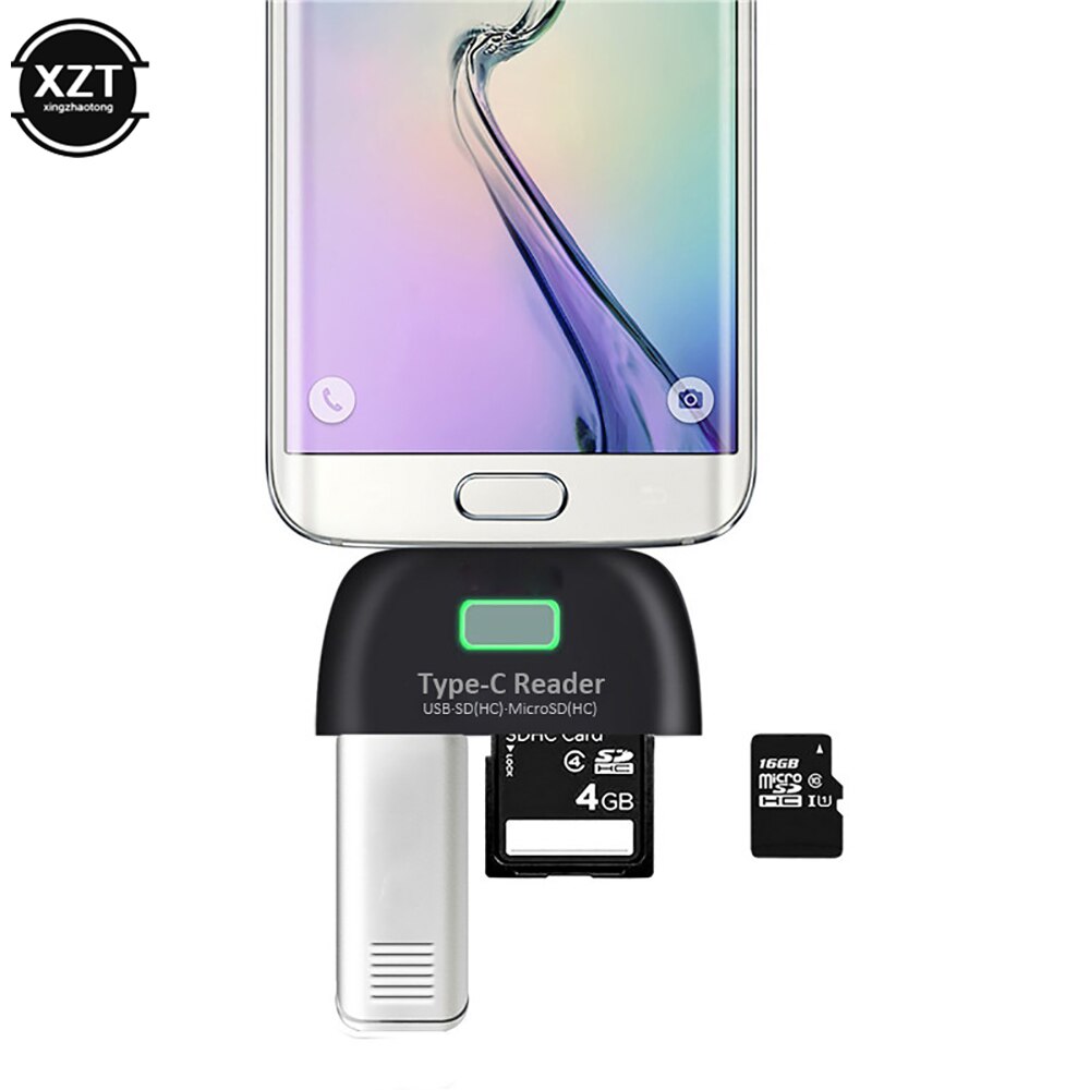 USB 3.1 ad alta velocità OTG tipo-c lettore di schede USB-C TF Micro SD adattatore TF micro-sd Otg adattatori telefonici Micro SD Card Reader mini