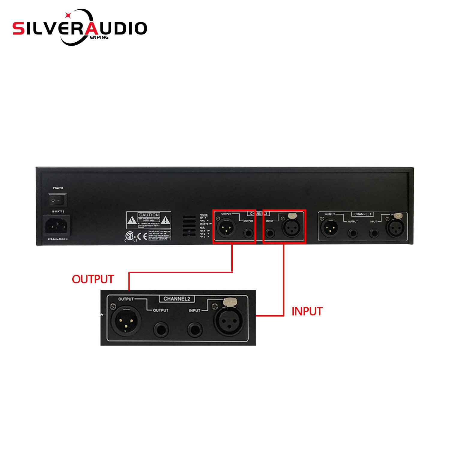 Ecualizador gráfico de 31 bandas, canal Dual de alto rendimiento, GAX-231S, sistema de Sonido para escenario