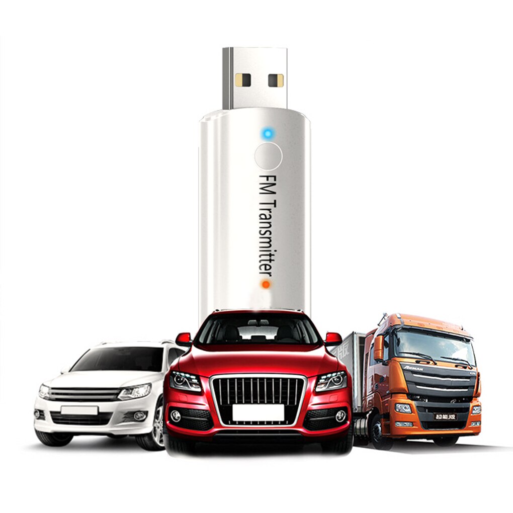 Transmisor FM Bluetooth 5,0 coche reproductor de música manos libres estéreo receptor USB con Bluetooth MODULADOR