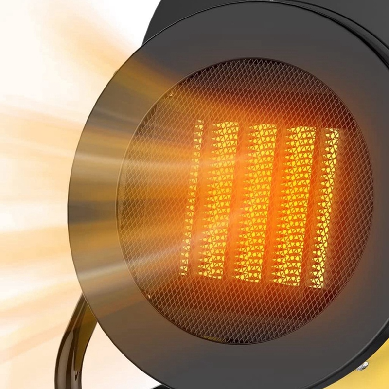 Portable Electric Space Heater 2000W Heater with Thermostat Heating and Fan Mode for Bedroom and Office US Plug