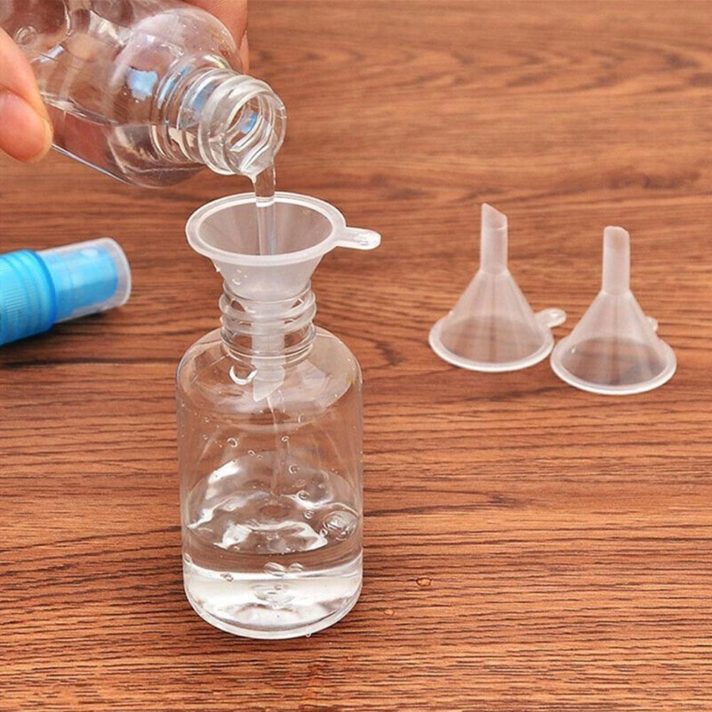 10Pcs Mini Trechter Parfum Alcohol Diffuser Kleine Mond Vloeibare Olie Trechter Voor Thuis Keuken Benodigdheden Laboratorium Experimentele Gereedschap