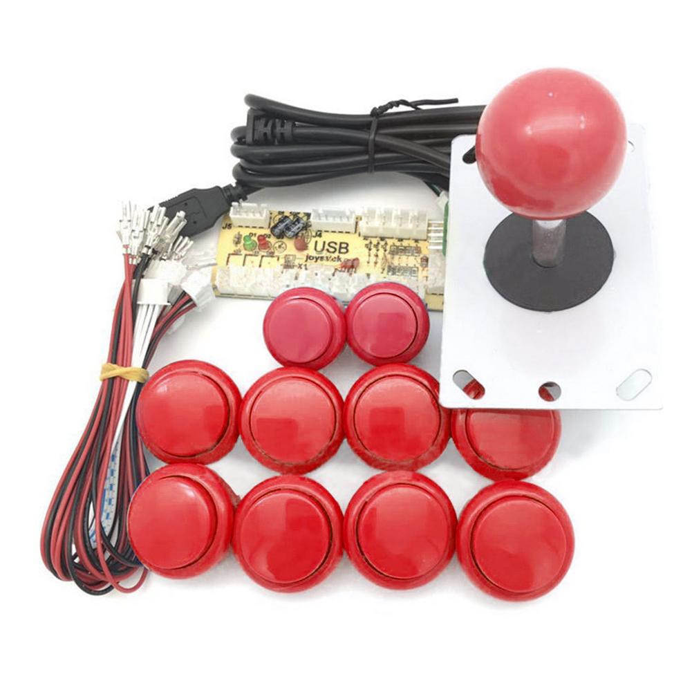 mobiletto porticato kit FAI DA TE Ritardo zero porticato Macchina del Gioco Accessori USB Del computer rocker patata fritta Circuito Bordo di Giochi porticato Forniture